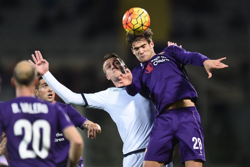 Utkání Fiorentiny s Laziem Řím.
