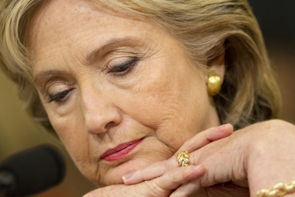 Prezidentská kandidátka Hillary Clintonová. Prezidentská kandidátka Hillary Clintonová.
