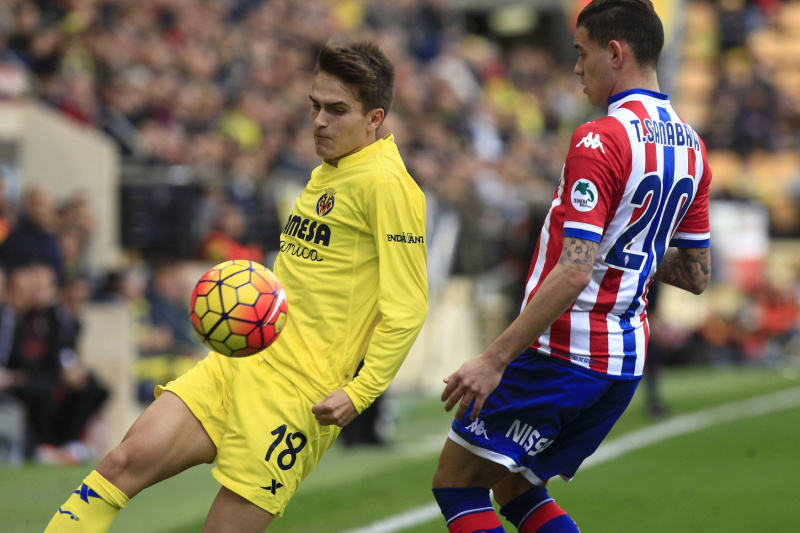Utkání Villarrealu s Gijonem.
