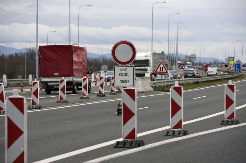 Dálnice D1 v Ostravě.