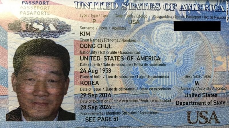 Americký občan korejského původu Kim Dong Chul. Americký občan korejského původu Kim Dong Chul.