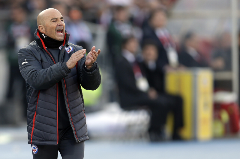 Trenér Chile Jorge Sampaoli.