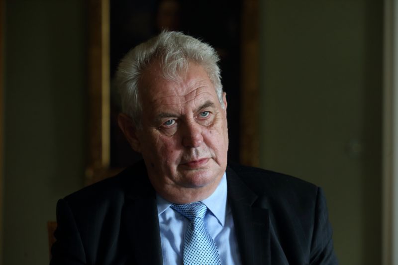 Prezident Miloš Zeman.