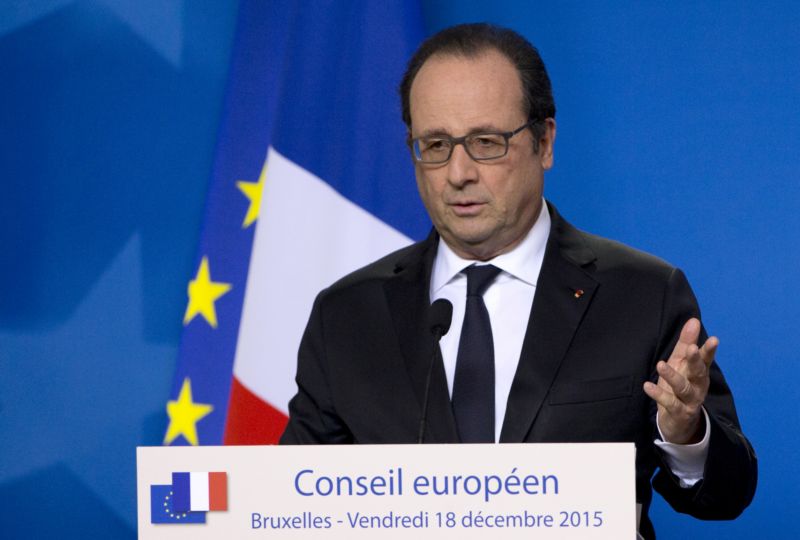 Francouzský prezident François Hollande. Francouzský prezident François Hollande.