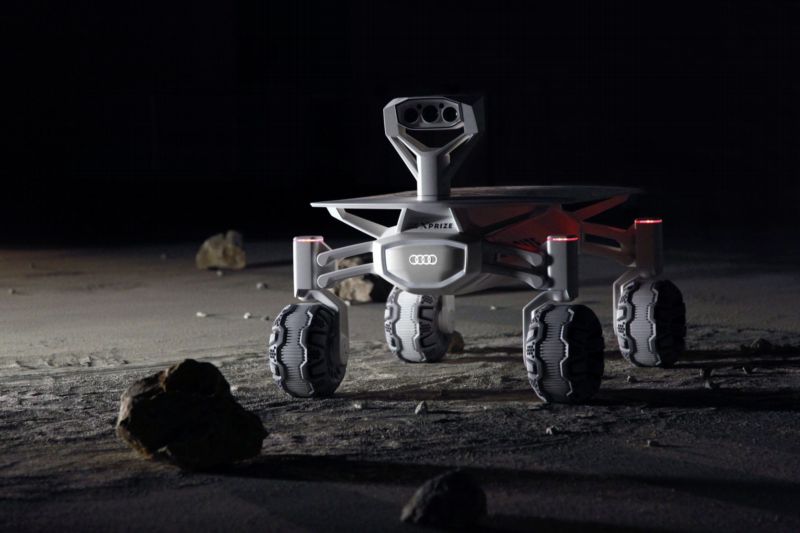 Měsíční vozidlo Audi lunar quattro.