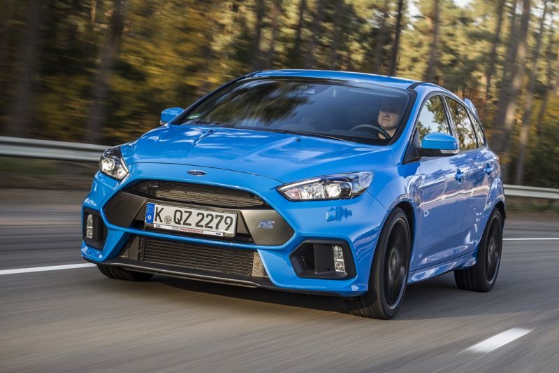 Nový Focus RS je nejrychleji akcelerující model v historii vozů Ford RS.