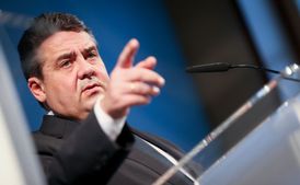 Vicekancléř Sigmar Gabriel.