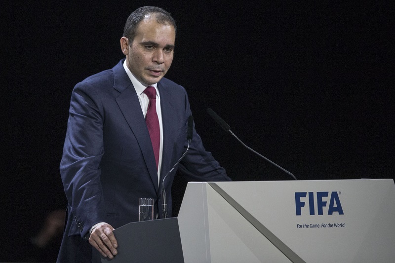 Kandidát na předsedu FIFA Alí bin Husajn.