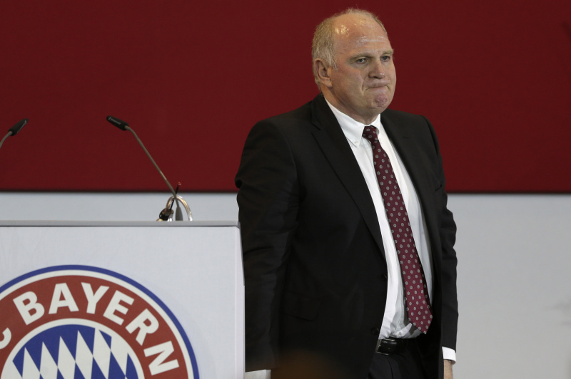 Bývalý šéf fotbalového Bayernu Mnichov Uli Hoeness.