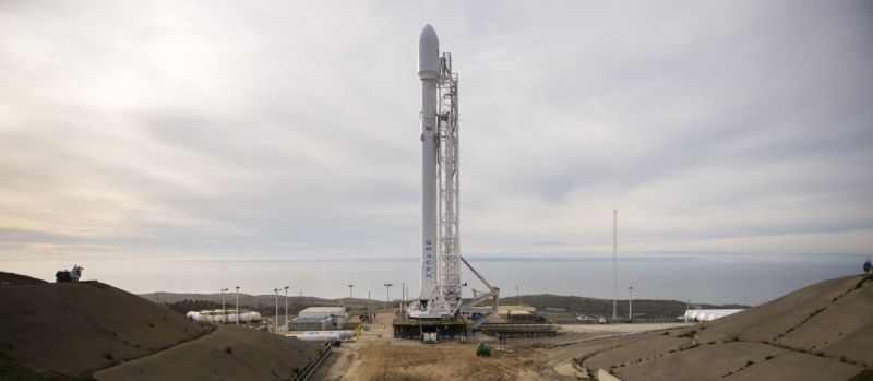 Raketa Falcon 9.