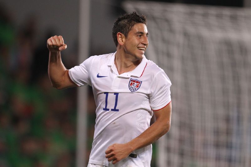 Reprezentační záložník USA a hráč francouzského Nantes Alejandro Bedoya.
