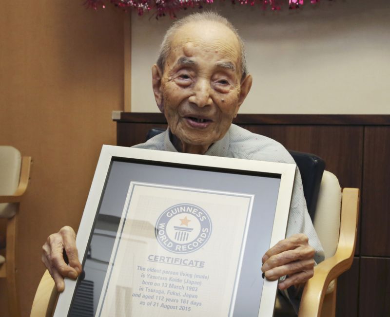 Japonec Jasutaró Koide zemřel jen dva měsíce před svými 113. narozeninami.