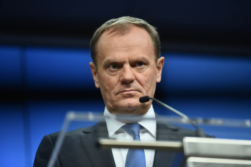 Předseda Evropské rady Donald Tusk.