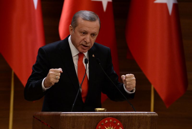 Turecký prezident Recep Tayyip Erdogan. Turecký prezident Recep Tayyip Erdogan.
