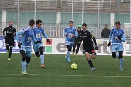 Matúš Bero v přípravném zápase s Mladou Boleslaví (1:1).