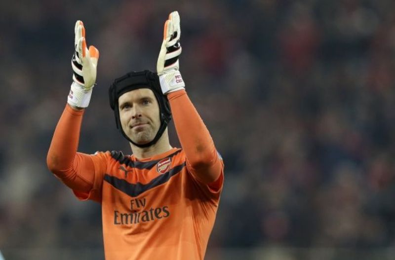 Petr Čech, brankář Arsenalu.