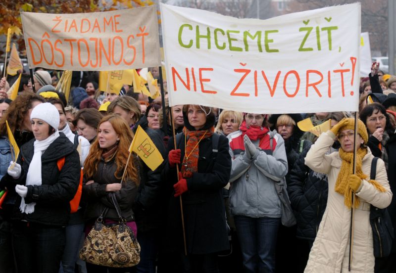 Slovenské školství zažilo stávku naposledy v roce 2012.