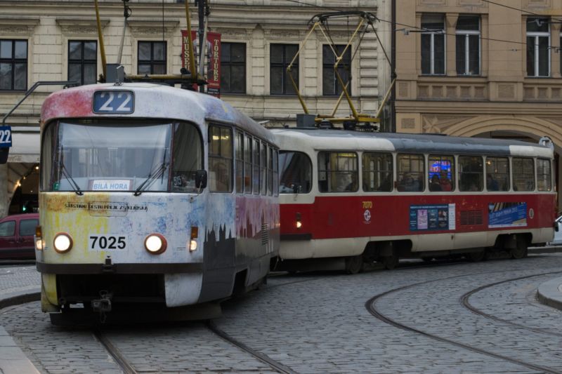 Tramvaj 22, pro kterou se pilotní projekt chystá. Tramvaj 22, pro kterou se pilotní projekt chystá.