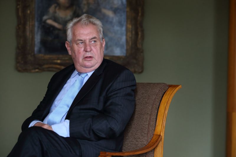 Prezident Miloš Zeman.