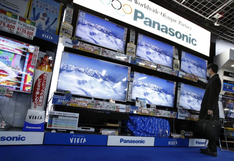 Výrobce televizí Panasonic (ilustrační foto). Výrobce televizí Panasonic (ilustrační foto).