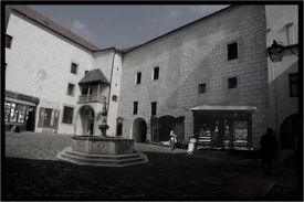 Na snímku Hrad Ledeč nad Sázavou, vizualizace exteriérových dekorací pohádky Anděl Páně 2.