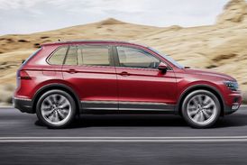 Nový Tiguan zaujme svými sportovními proporcemi.