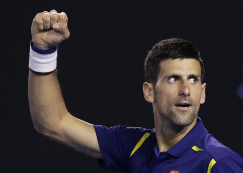 Novak Djokovič na Australian Open. 