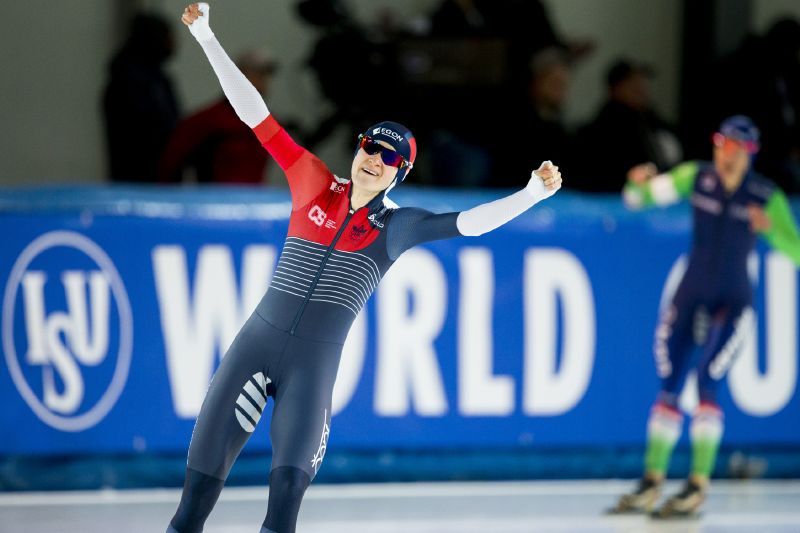 Rychlobruslařka Martina Sáblíková. 