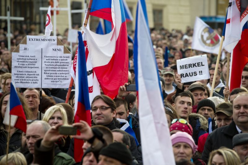Demonstrace – Praha, 6. února. 