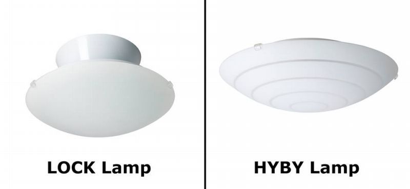 IKEA žádá zákazníky, aby stropní lampy Lock, Hyby a Rinna přestali používat. IKEA žádá zákazníky, aby stropní lampy Lock, Hyby a Rinna přestali používat.