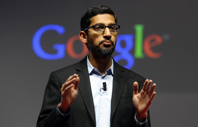 Generální ředitel Googlu Sundar Pichai. Generální ředitel Googlu Sundar Pichai.