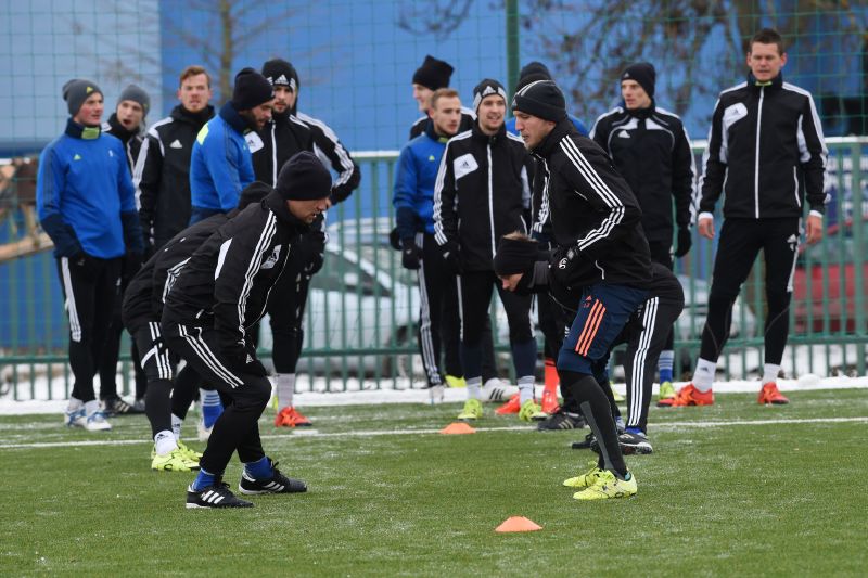 Olomoučtí fotbalisté. 