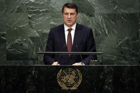 Lotyšský prezident Raimonds Vejonis.