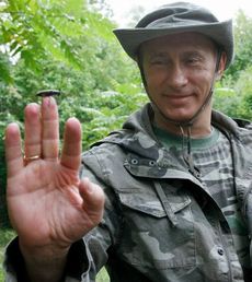 Milovník brouků Vladimir Putin.