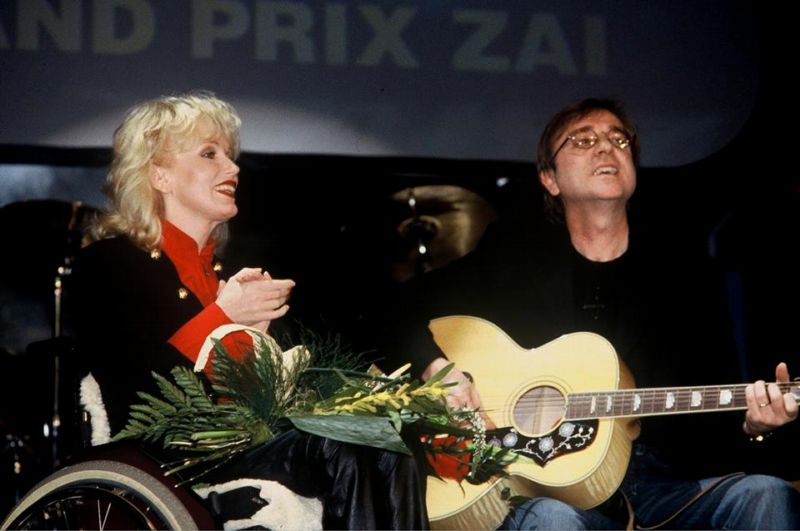 Gombitová a Žbirka na jednom z jejich společných vystoupení.