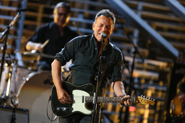 Legendární americký zpěvák Bruce Springsteen.