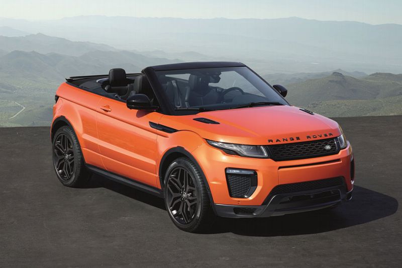 Mezi exponáty bude i Range Rover Evoque Cabrio.