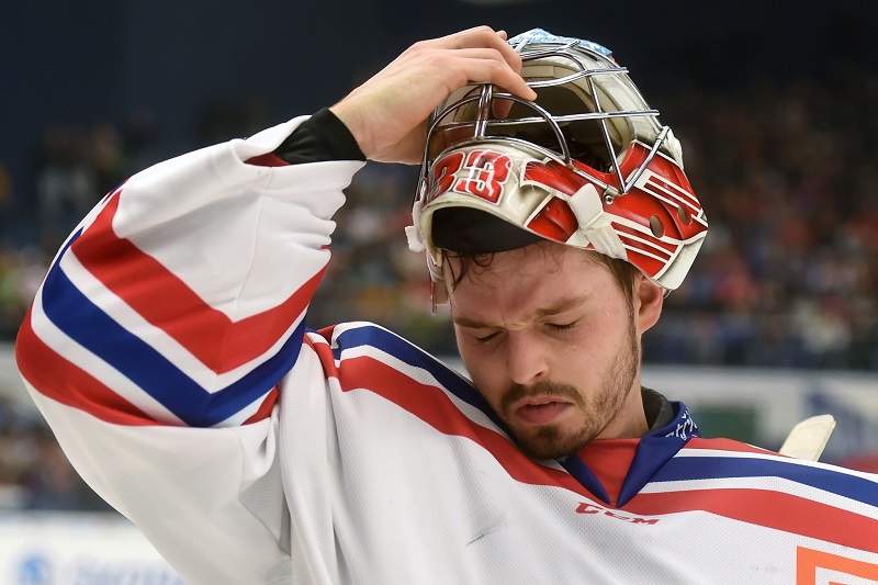Gólman Dominik Furch. 