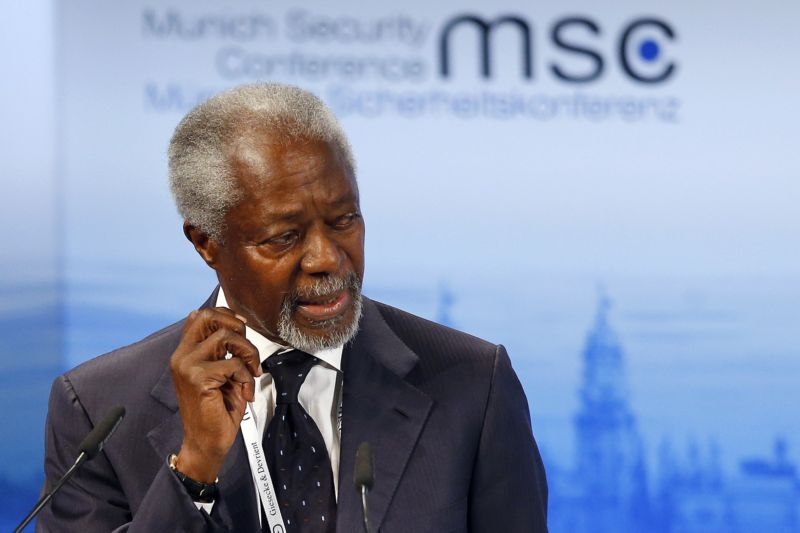 Bývalý generální tajemník OSN Kofi Annan.