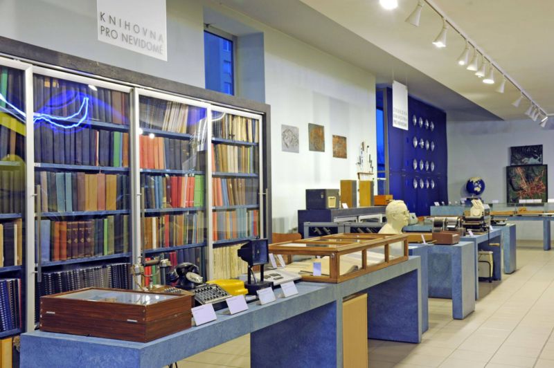 Slepecké muzeum Josefa Smýkala je součástí brněnského Technického muzea.