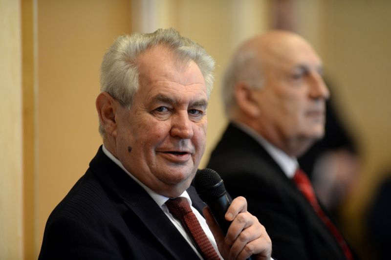 Prezident Miloš Zeman.