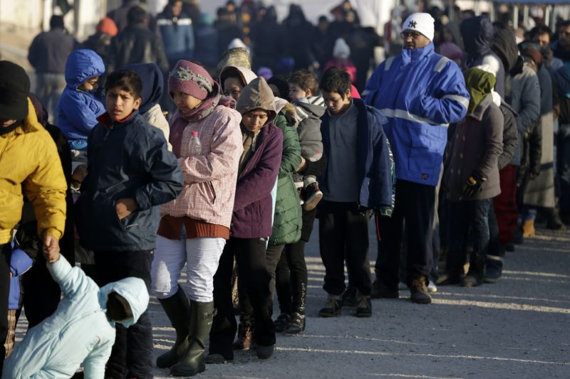Imigranti na balkánské cestě do západní Evropy (ilustrační foto).