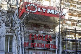 Koncertní hala Olympie.