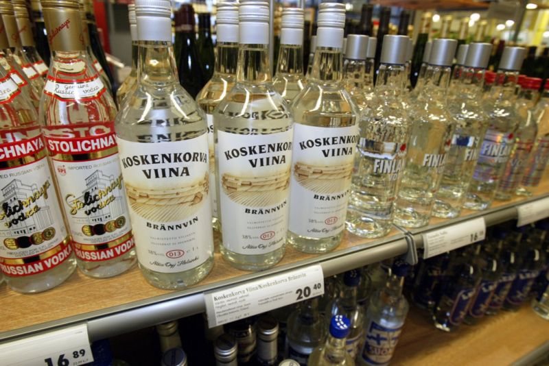 Vývoz ruské vodky klesl loni o čtyřicet procent (ilustrační foto).