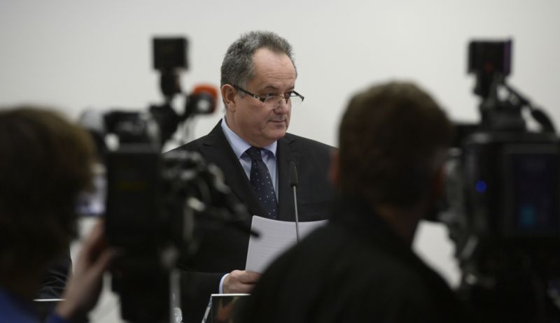 Ředitel Střední průmyslové školy Na Třebešíně František Bártl.