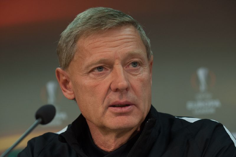 Trenér Sparty Zdeněk Ščasný. 