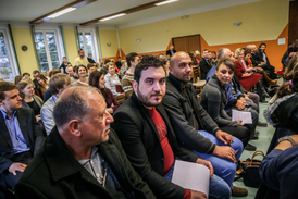 Bohoslužba ve Smilovicích.