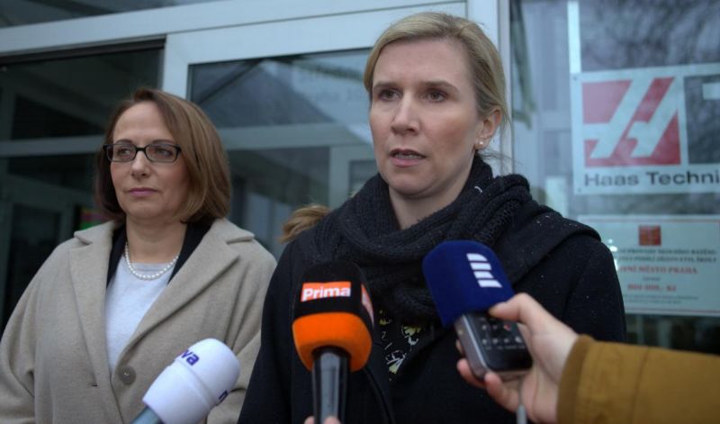 Pražská primátorka Adriana Krnáčová a ministryně školství Kateřina Valachová. Pražská primátorka Adriana Krnáčová a ministryně školství Kateřina Valachová.