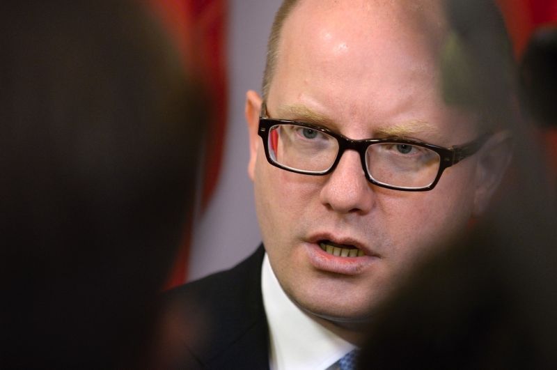 Premiér Bohuslav Sobotka. Premiér Bohuslav Sobotka.