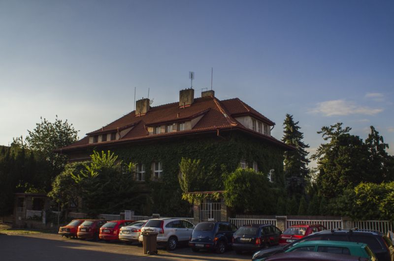 Vila bratří Čapků na Vinohradech.
